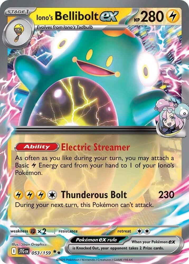 Ionos Bellibolt ex - 053/159 - Double Rare