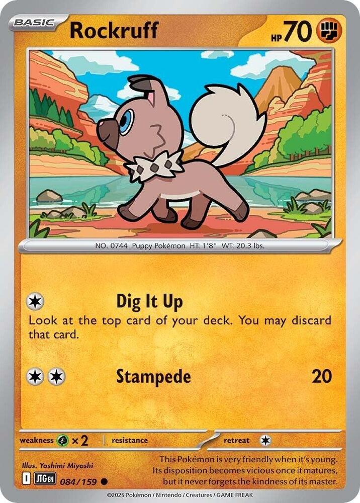 Rockruff - 084/159 - Common