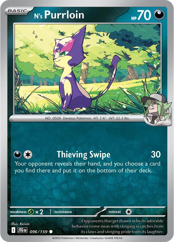 Ns Purrloin - 096/159 - Common - Reverse Holo