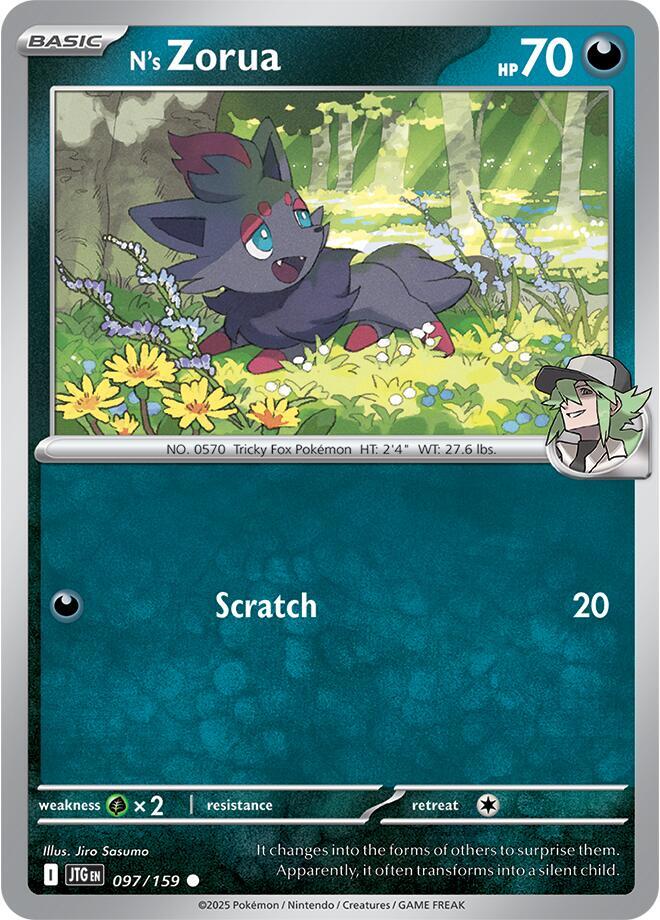 Ns Zorua - 097/159 - Common - Reverse Holo
