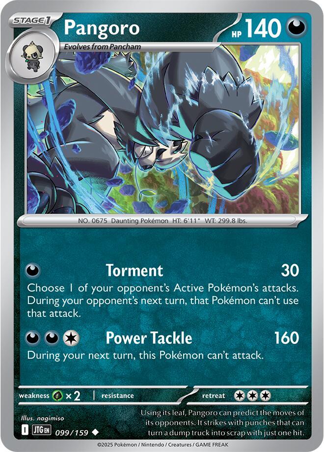 Pangoro - 099/159 - Uncommon - Reverse Holo