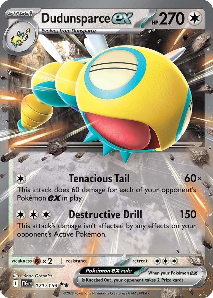 Dudunsparce ex - 121/159 - Double Rare