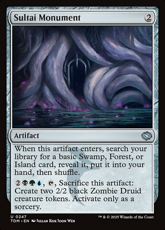 Sultai Monument Light Play, English Magic the Gathering MTG Tarkir:  Dragonstorm | eBay