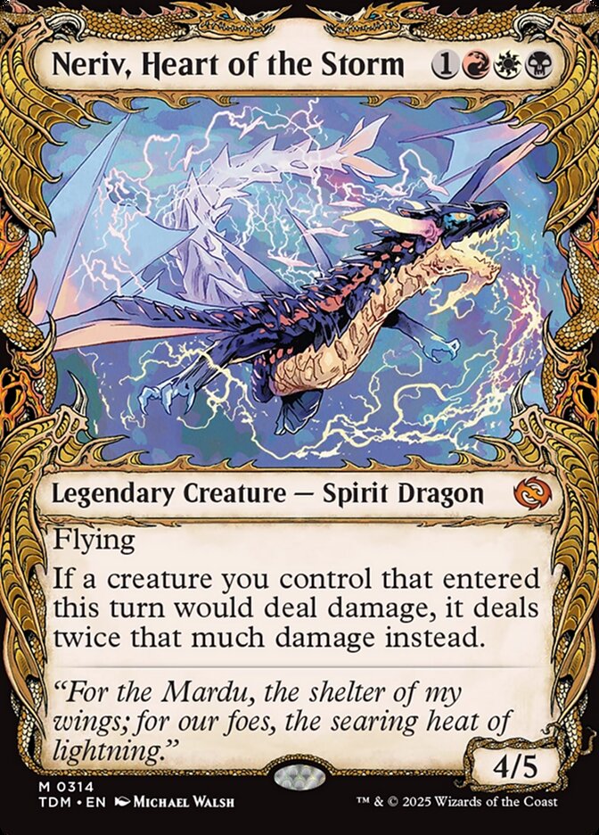 Neriv, Heart of the Storm - Foil - Showcase
