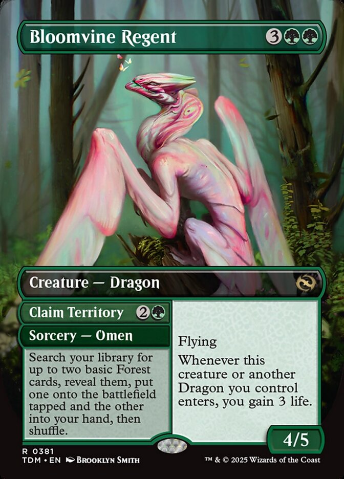 Bloomvine Regent // Claim Territory - Foil - Borderless