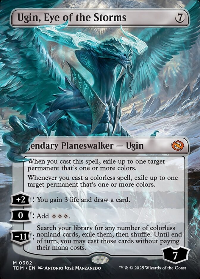 Ugin, Eye of the Storms - Foil - Borderless