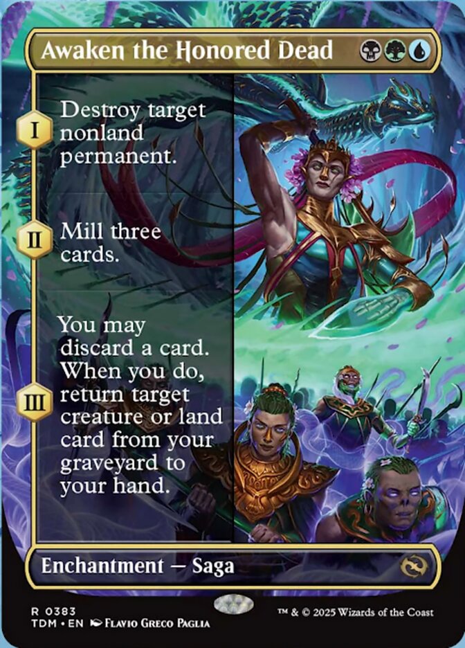 Awaken the Honored Dead - Foil - Borderless