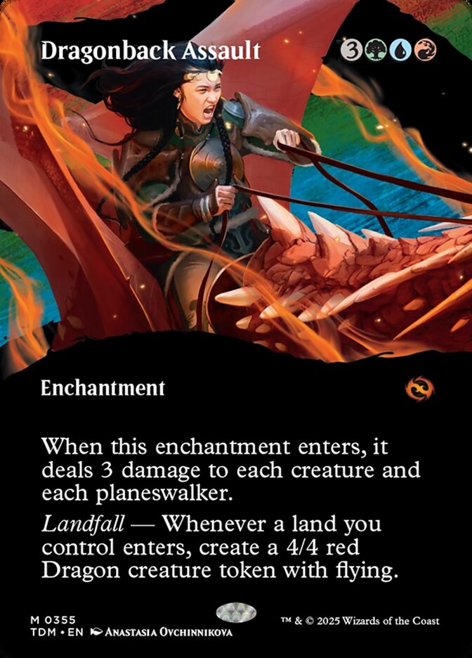 Dragonback Assault - Foil - Borderless