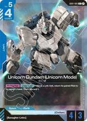 Unicorn Gundam (Unicorn Mode) - GD01-005 - Rare - Holo