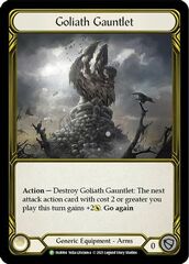 Goliath Gauntlet (Golden) - FAB064 - P - Cold Foil