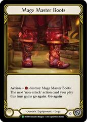 Mage Master Boots (Golden) - FAB067 - P - Cold Foil