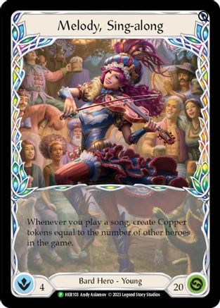 Melody, Sing-along - HER103 - P - Cold Foil