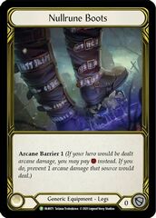Nullrune Boots (Golden) - FAB071 - P - Cold Foil