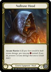 Nullrune Hood (Golden) - FAB068 - P - Cold Foil