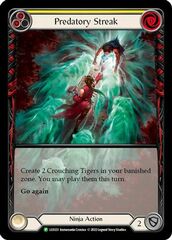 Predatory Streak (Yellow) - LGS123 - P - Rainbow Foil