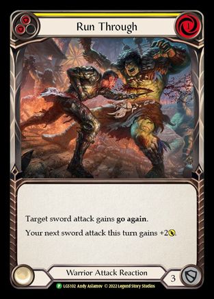 Run Through - LGS102 - P - Rainbow Foil