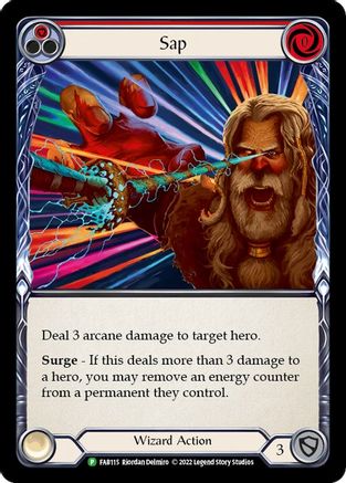 Sap (Red) - FAB115 - P - Rainbow Foil