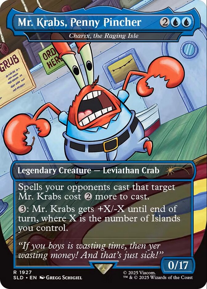 Mr. Krabs, Penny Pincher - Charix, the Raging Isle