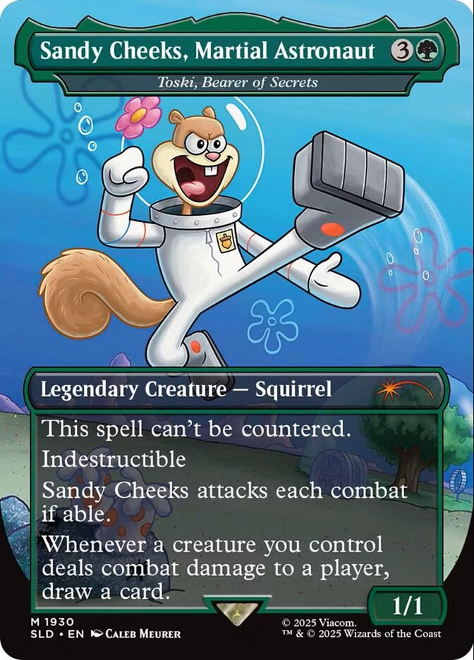 Sandy Cheeks, Martial Astronaut - Toski, Bearer of Secrets