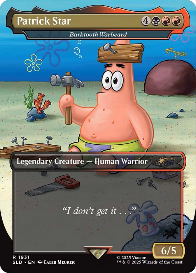 Patrick Star - Barktooth Warbeard