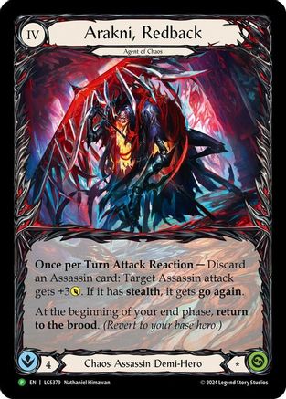 Arakni, Redback (Extended Art) - Rainbow Foil