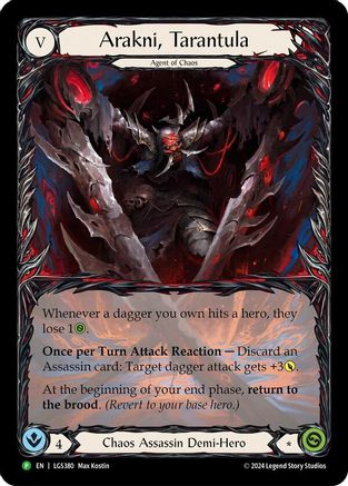 Arakni, Tarantula (Extended Art) - Rainbow Foil