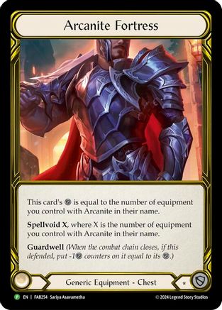 Arcanite Fortress (Golden) - Cold Foil