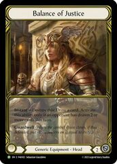 Balance of Justice - Cold Foil
