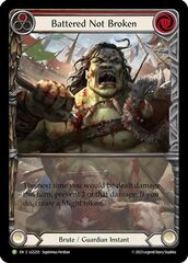 Battered Not Broken - Rainbow Foil