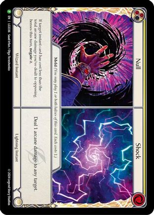 Null // Shock - LGS336 - M - Cold Foil