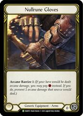 Nullrune Gloves (Golden) - FAB070 - P - Cold Foil