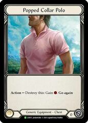 Popped Collar Polo - LSS015 - LSS015 - P - Cold Foil