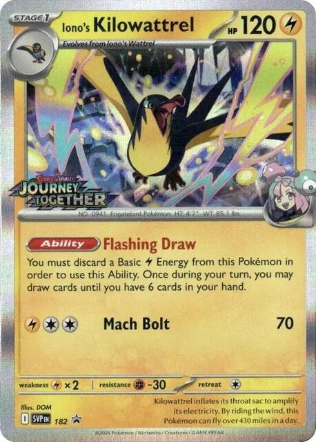 Ionos Kilowattrel - SVP182 - SVP Black Star Promos (Prerelease)