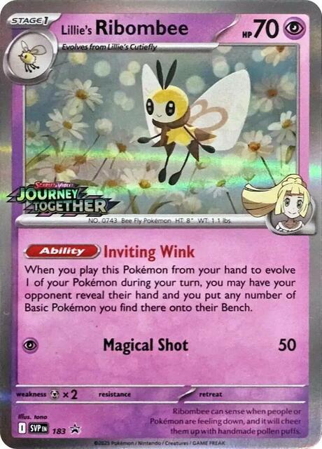 Lillies Ribombee - SVP183 - SVP Black Star Promos (Prerelease)