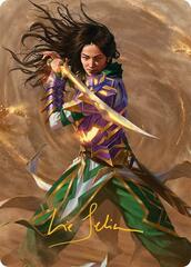 Descendant of Storms (2/54) Art Card - Gold-Stamped Signature
