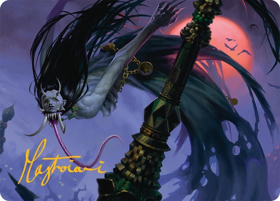 Qarsi Revenant (12/54) Art Card - Gold-Stamped Signature