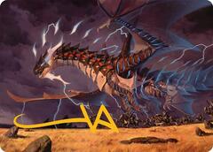 Neriv, Heart of the Storm (25/54) Art Card - Gold-Stamped Signature