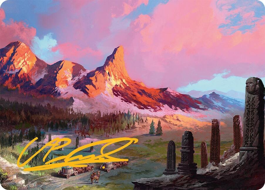 Rugged Highlands (29/54) Art Card - Gold-Stamped Signature