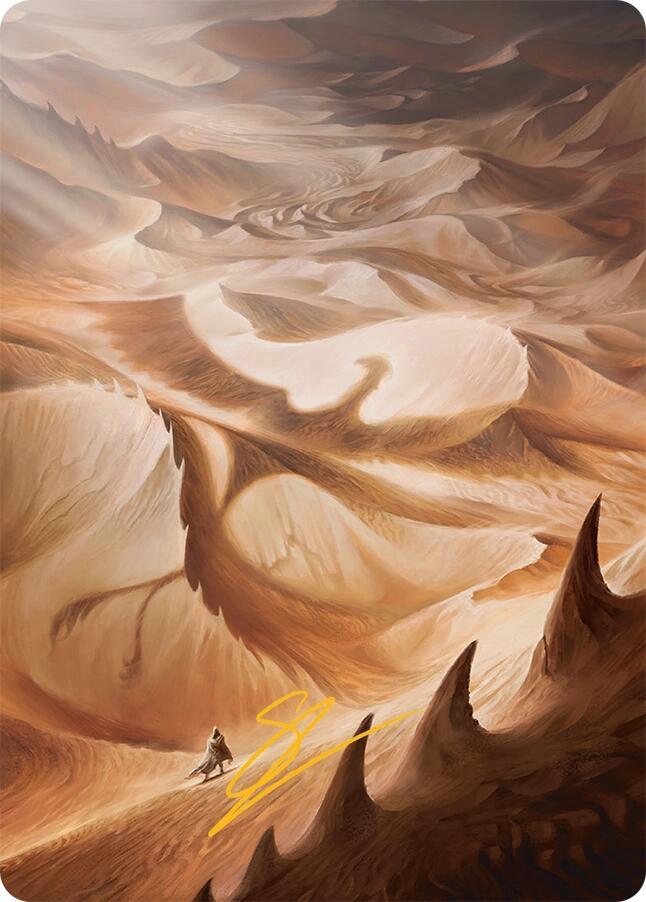 Plains (30/54) Art Card - Gold-Stamped Signature
