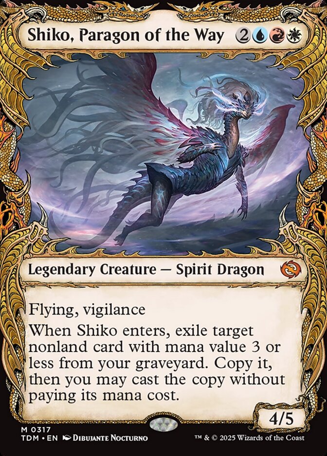 Shiko, Paragon of the Way - Foil - Showcase