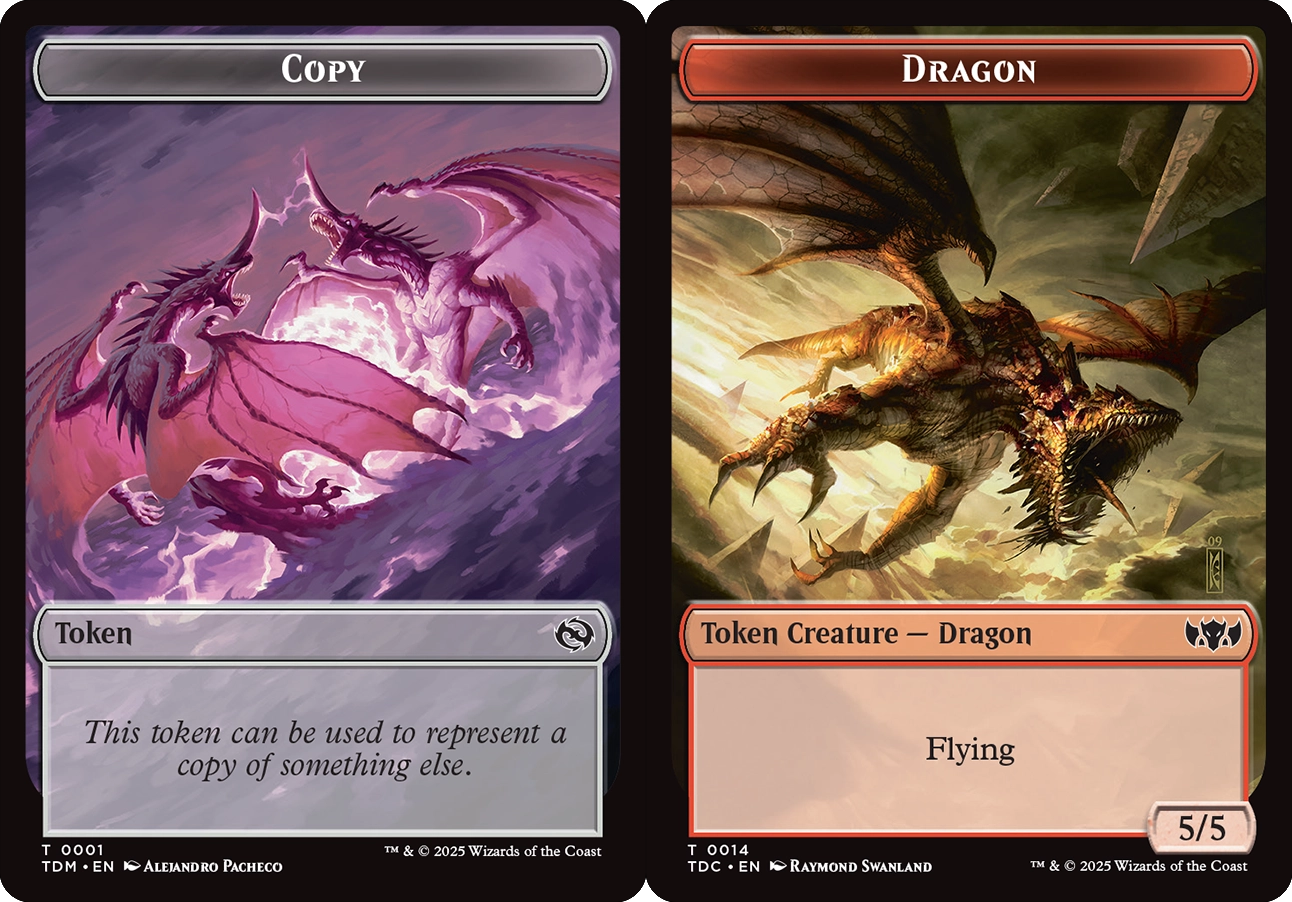 Copy // Dragon (0014) Double-Sided Token