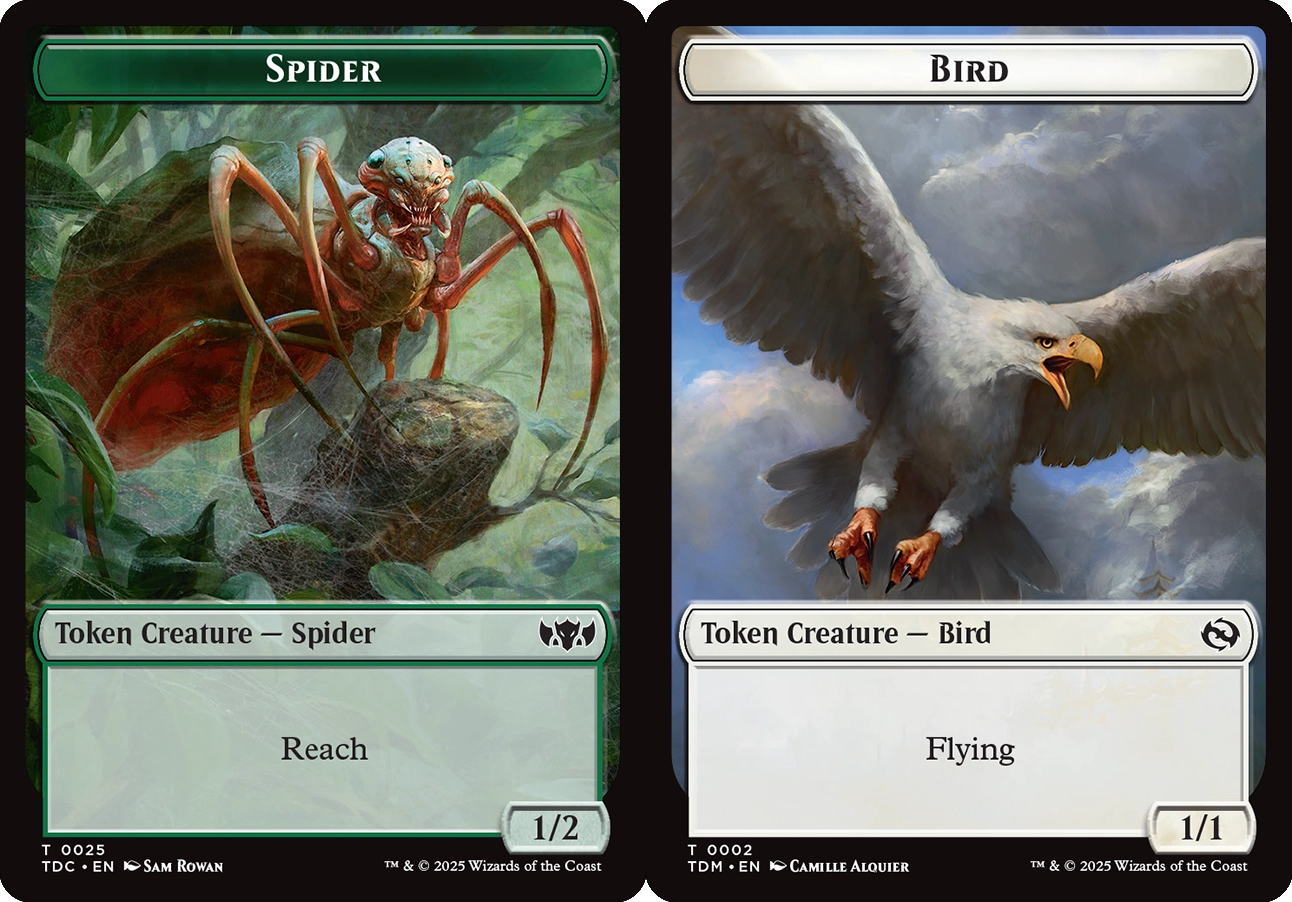 Spider // Bird Double-Sided Token