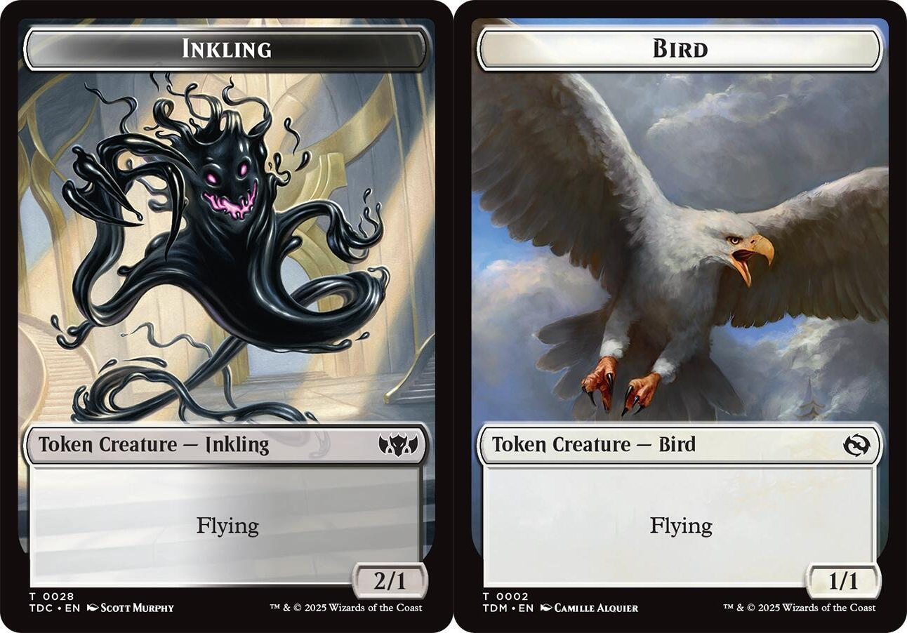 Inkling // Bird  Double-Sided Token