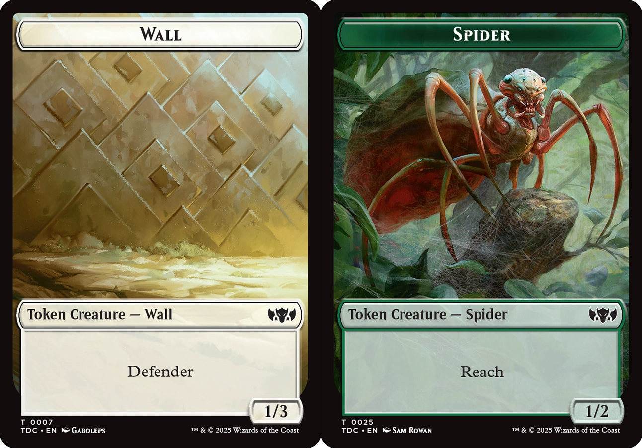 Wall // Spider Double-Sided Token