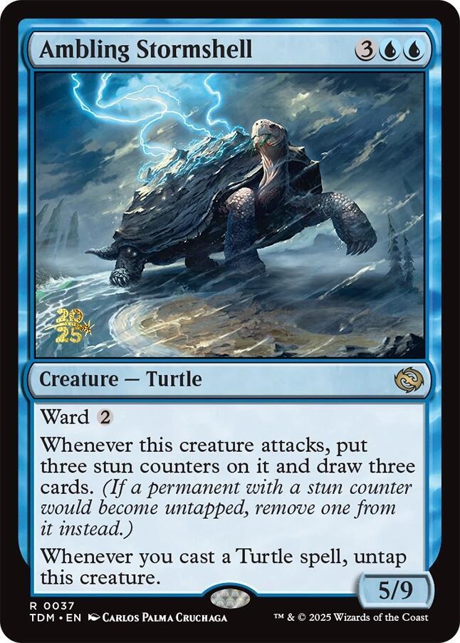 Ambling Stormshell - Foil - Prerelease Promo