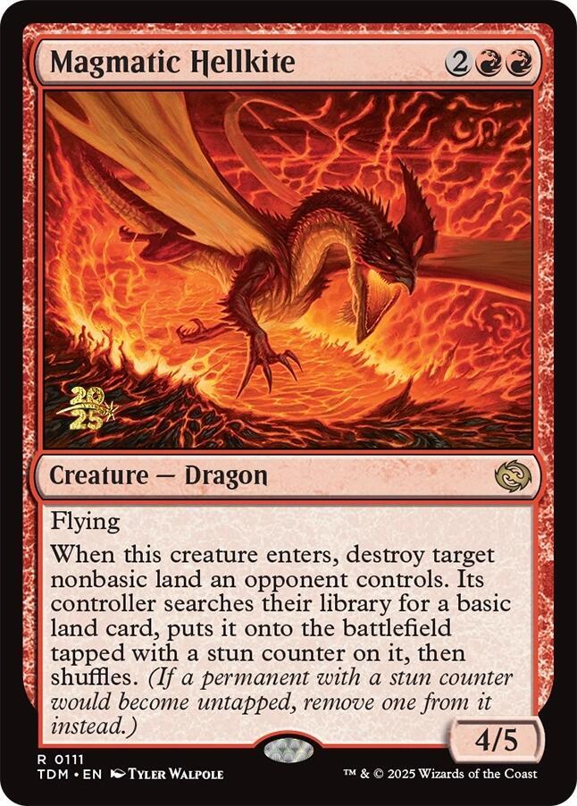 Magmatic Hellkite - Foil - Prerelease Promo
