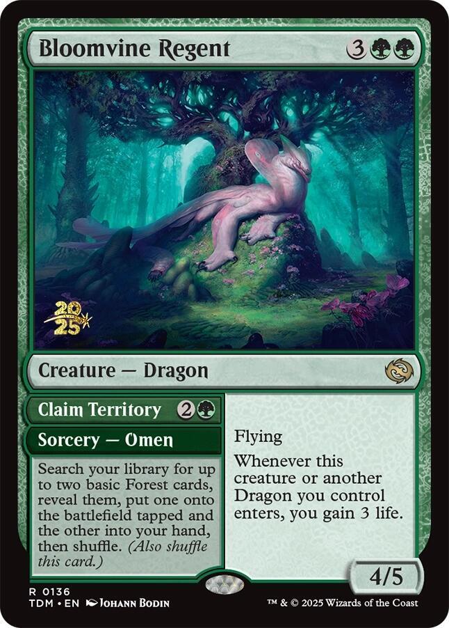 Bloomvine Regent // Claim Territory - Foil - Prerelease Promo