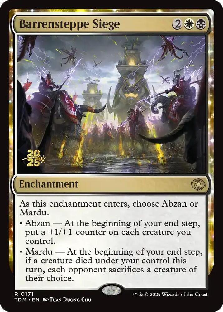 Barrensteppe Siege - Foil - Prerelease Promo
