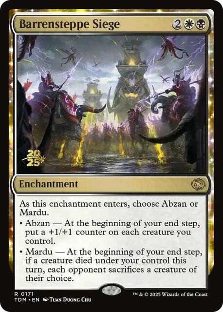 Barrensteppe Siege - Prerelease Foil