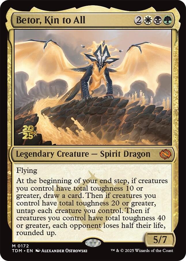 Betor, Kin to All - Foil - Prerelease Promo